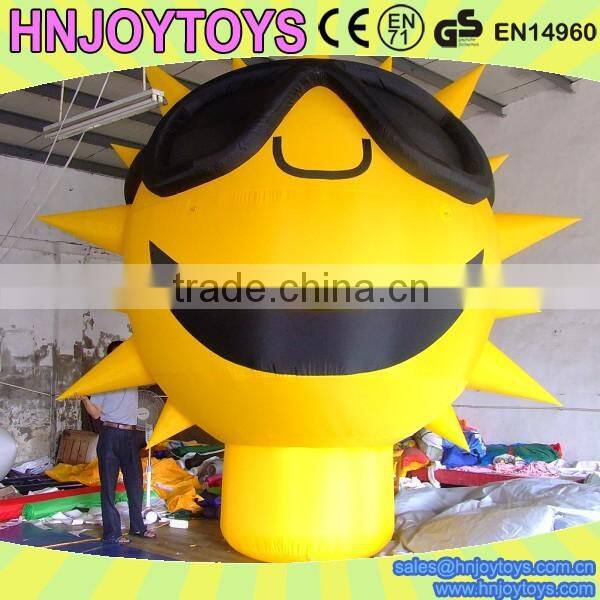 Advertising inflatable sun model for sale