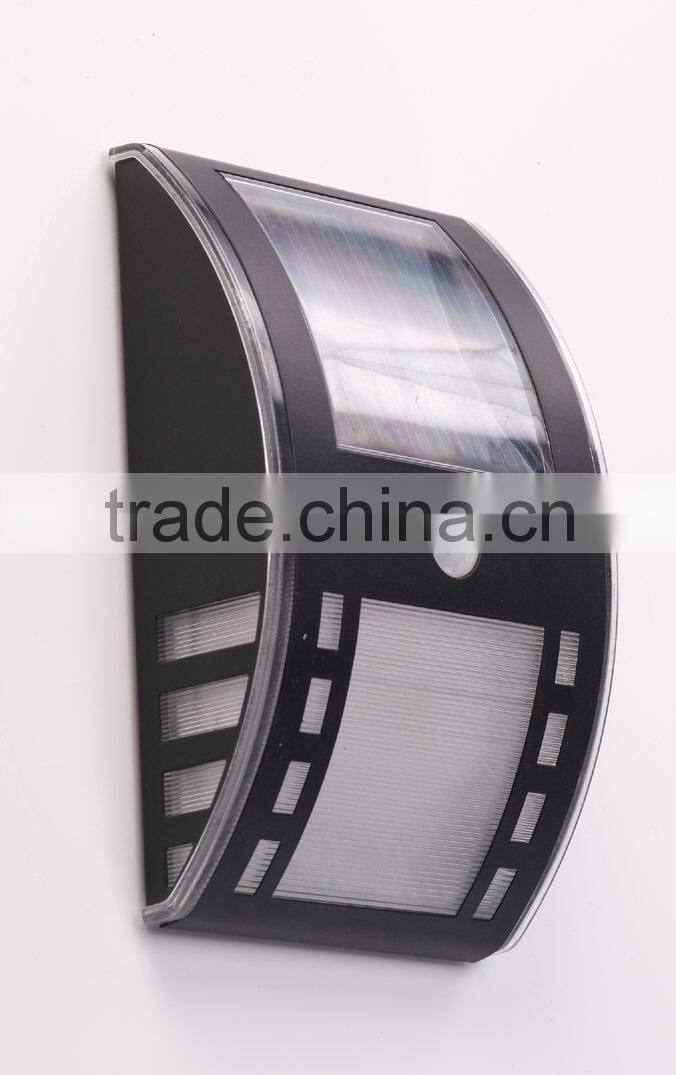 Motion sensor activated detection LED gate light solar PIR motion sensor