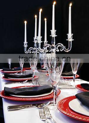 3 arms table candelabra