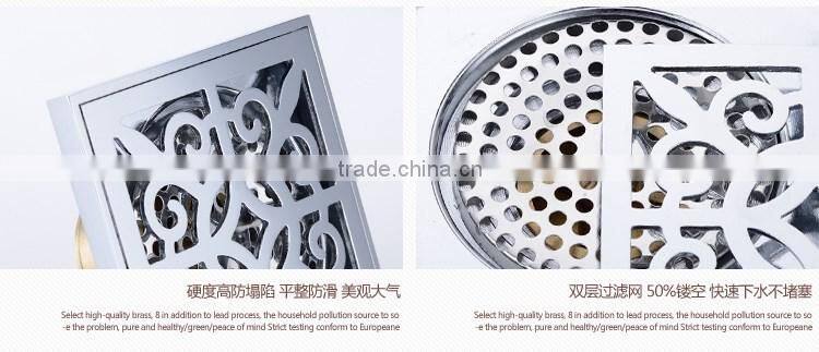 LABRAZE LE8503H bathroom/kitchen brass floor drains with Antique brushed