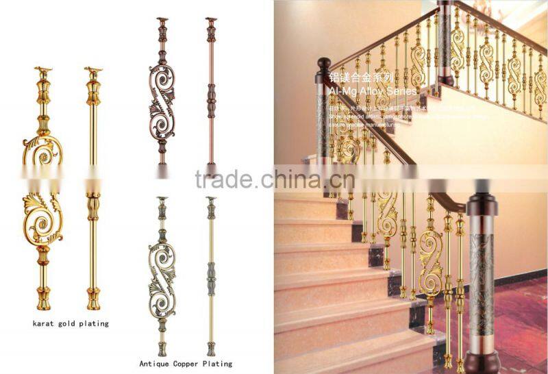 850mm galvanized metal glass balustrade