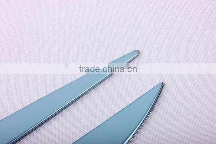 ABS Chrome 4 Pcs Body Side Door Moulding Cover Trim For F-oc us 2012 Accessories