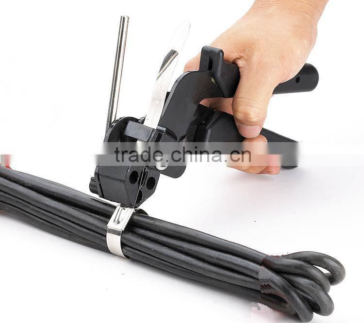 LS-600R stainless cable tie tool for bundling and cutting cable tie, good effective cable tie tensioning tool