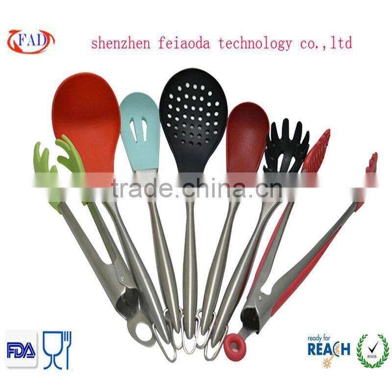 6pcs/set Names of Cooking Utensils,Silicone cooking utentils