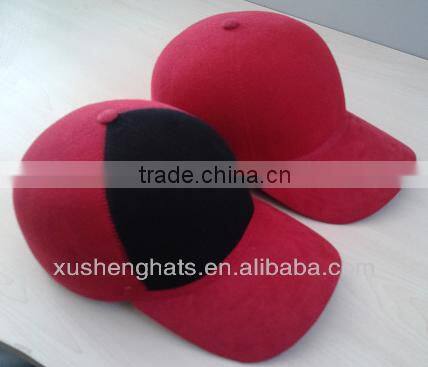 100%Wool felt purple hats,riding hat,sports cap