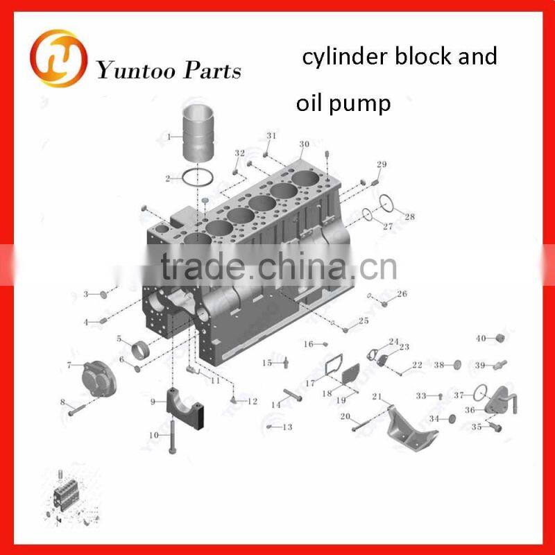 12V/24V Magnetic Pump 210W for yutong new energy buses no HS-030-702