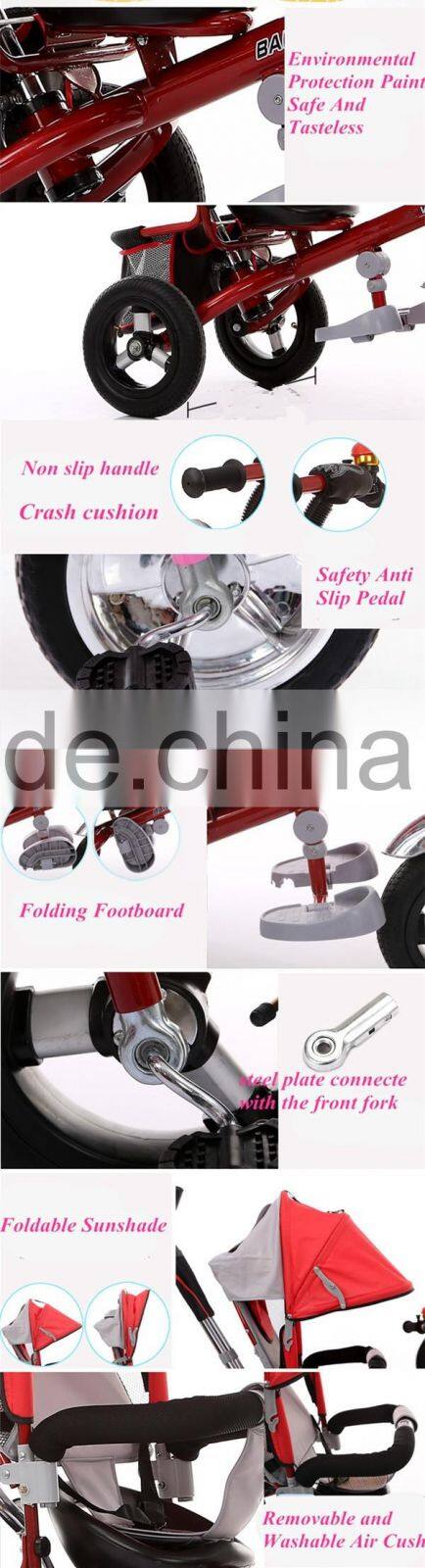 4 in 1 multi function kids trike/kids pedal trike/wholesale new design children tricycle