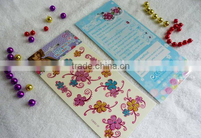 Necklace Metallic Gold and Silver Temporary Tattoo Stickers