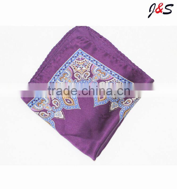 hand rolled embroidery handkerchief, printed handkerchief, cute handkerchief WPF330