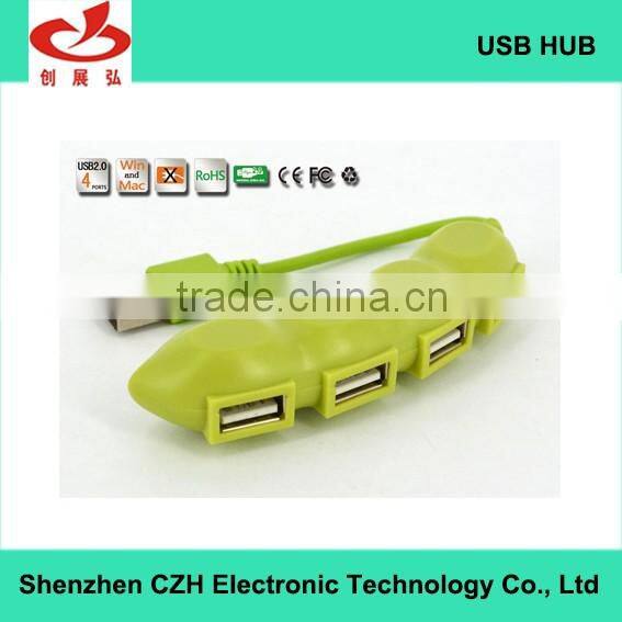 Mini personal design usb por hub, 480MBPS 4 port usb 2.0 hub from usb hub suppliers, good for gifts