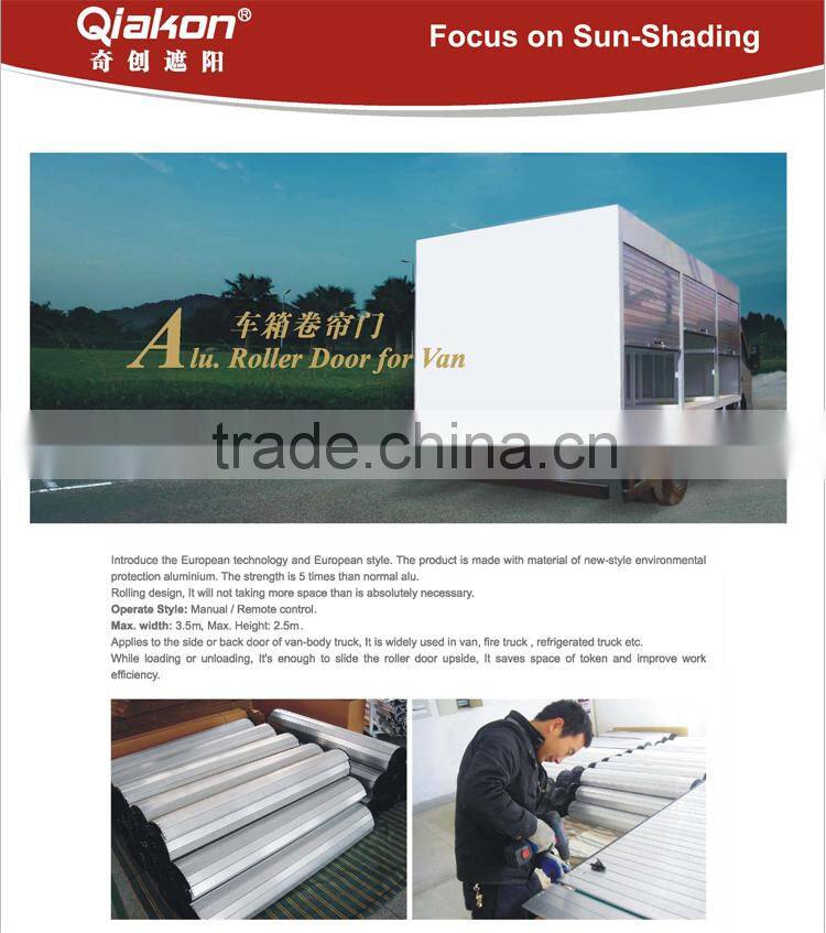 Aluminum Roller Door china manufacturer for Van