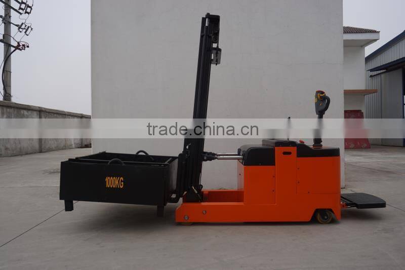 Stand On Electric Counterbalanced Stacker In Forklift