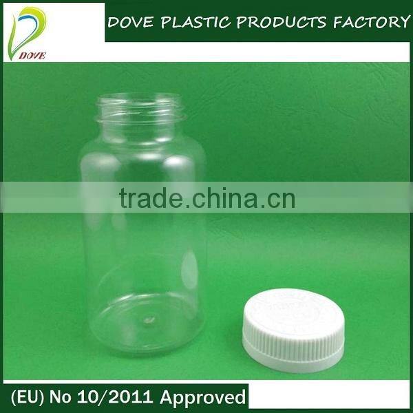 300ml vitamin bottles 300ml pharmaceutical bottle with cap seal for pills/tablet/capsule