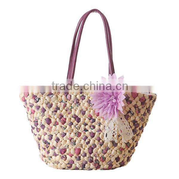 Newest straw women basket bag,straw basket bag