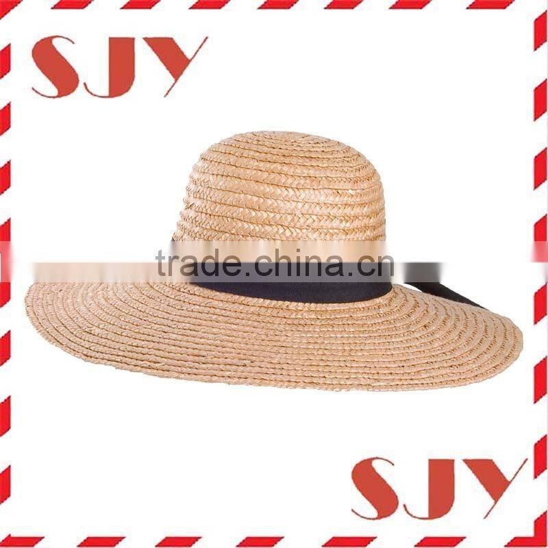 2015 new design woven paper promotion summer straw hats