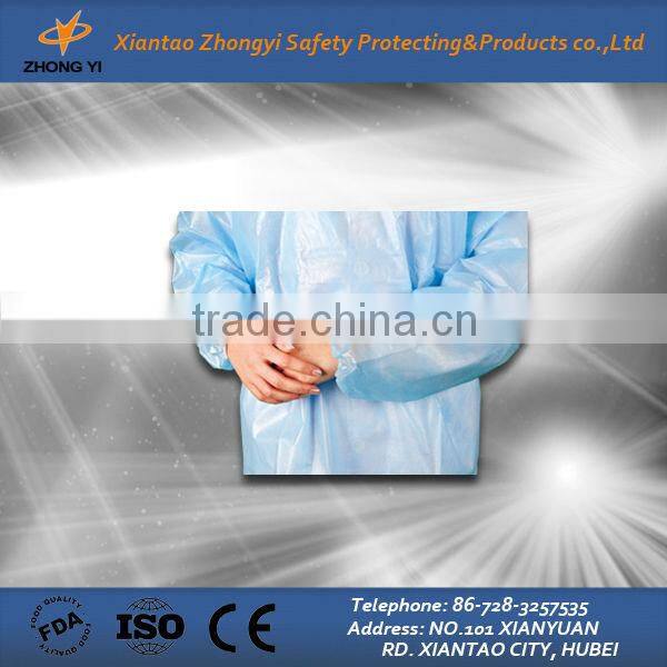 disposable PP isolation gown