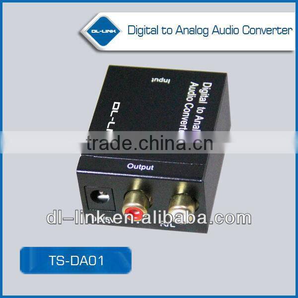 Digital to Analog Audio Converter RCA L/C with Coaxial Toslink Output