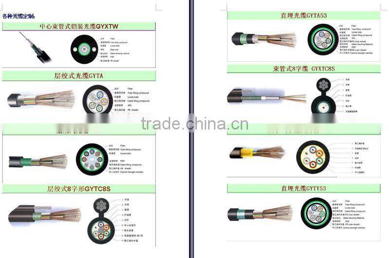 china oem factory 1core to 288core fiber optic cable welding