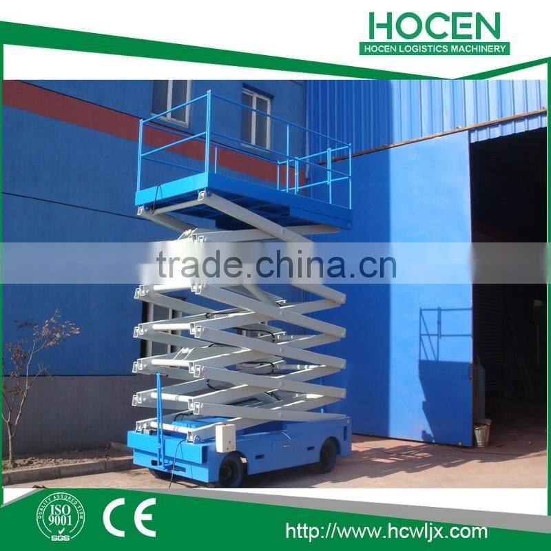 12M Scissor Lift Pallet Truck Aerial Work Platform Material Handling Hand Lift Order Picker Harga Hand Stacker Manual Harga Lift