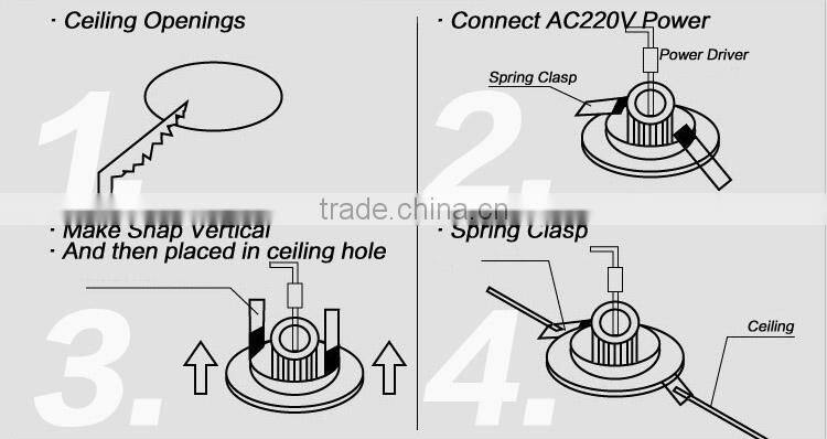 ceiling light with sensor