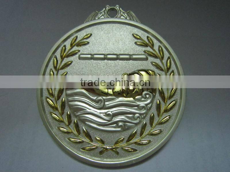 2015 new promotion customized swimming sports medal