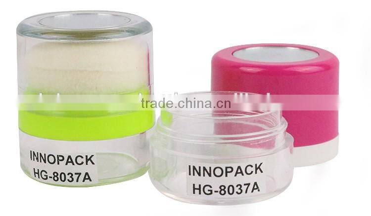 China supplier cosmetic waterproof liquid foundation bottle with sponge