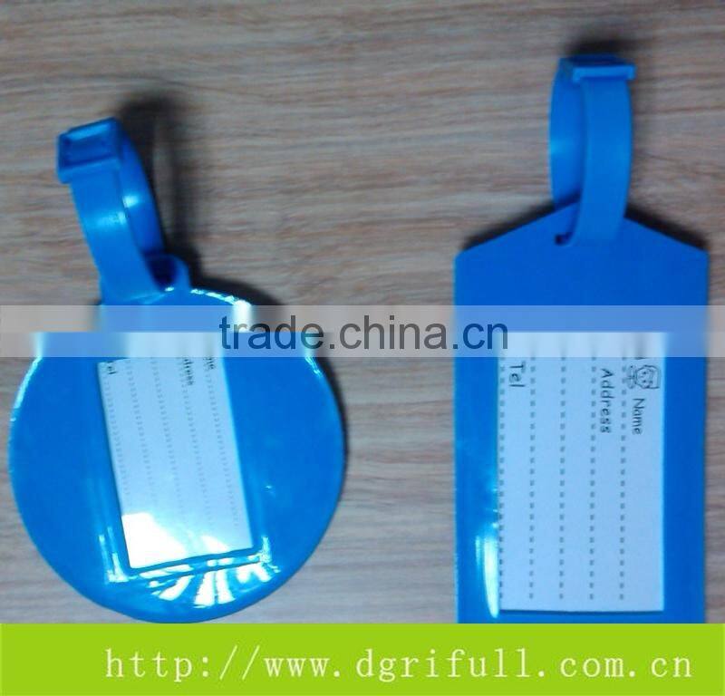 Can custom LOGO Simple silicone luggage tag