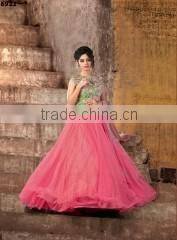 Obligingness Brown Raw Silk Lehenga Choli/indian lehenga online shopping