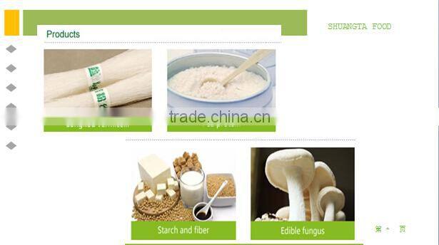 Vermicelli Longkou 200GX60/Bag Traditional Oriental Shuangta Food High Quality ISO2200 Certified