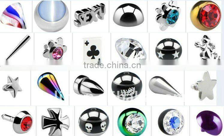 316L surgical steel ball,body piercing jewelry accessories