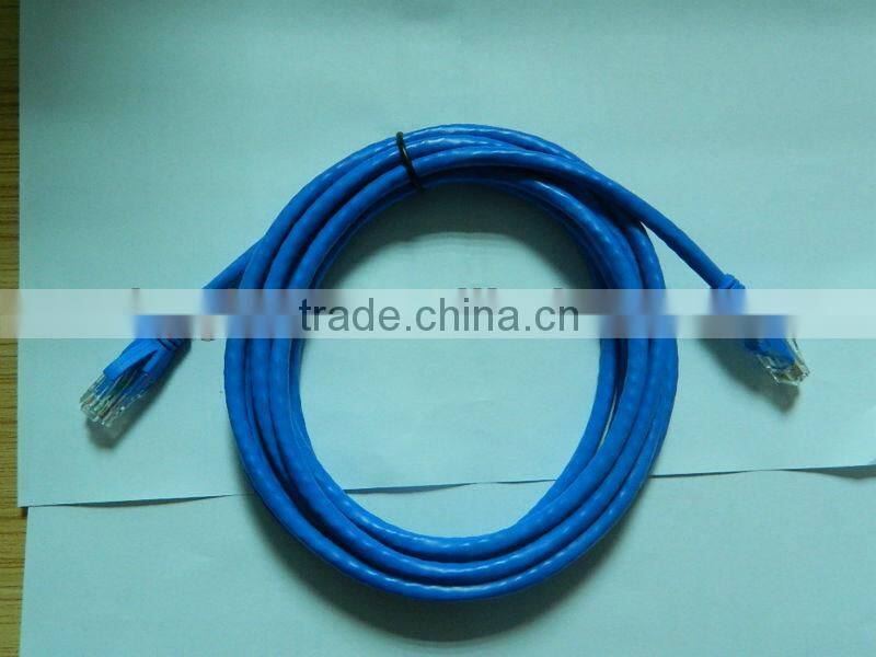 high quality cat6 patch cord/full copper cat6 ftp patch cord for broadband connection