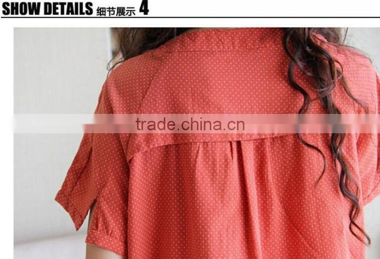 Cotton Linen V-neck Formal Casual Pregnancy Clothing Summer Plus Size