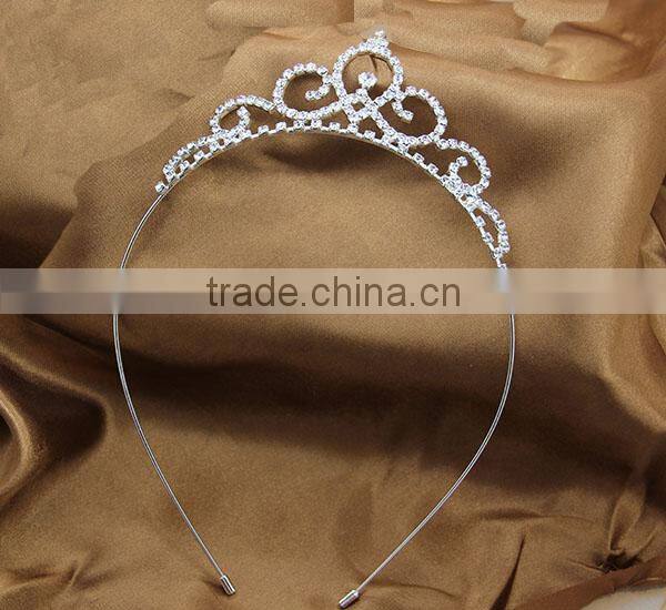 charm swirl shape rhinestone headband