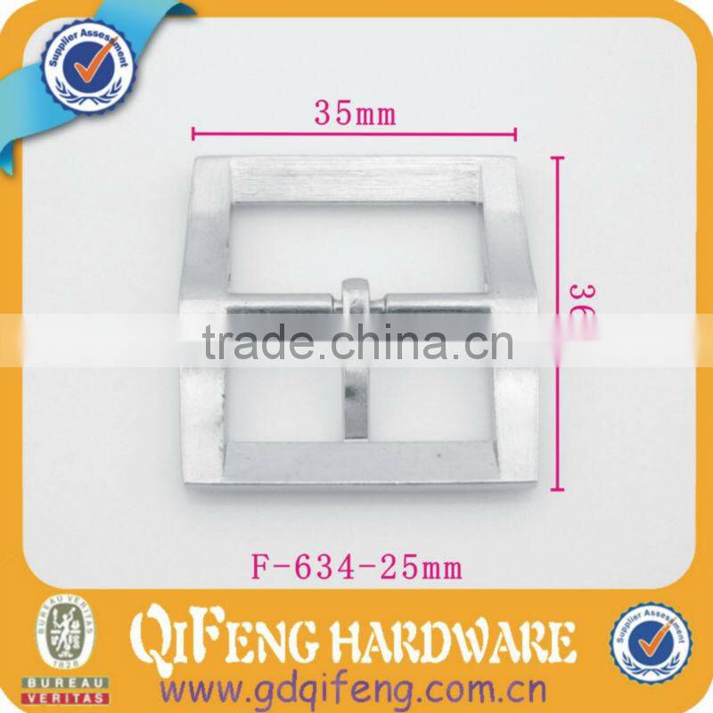 new design fashion silver zinc alloy metal square belt buckle suitable handbags qifeng f-634