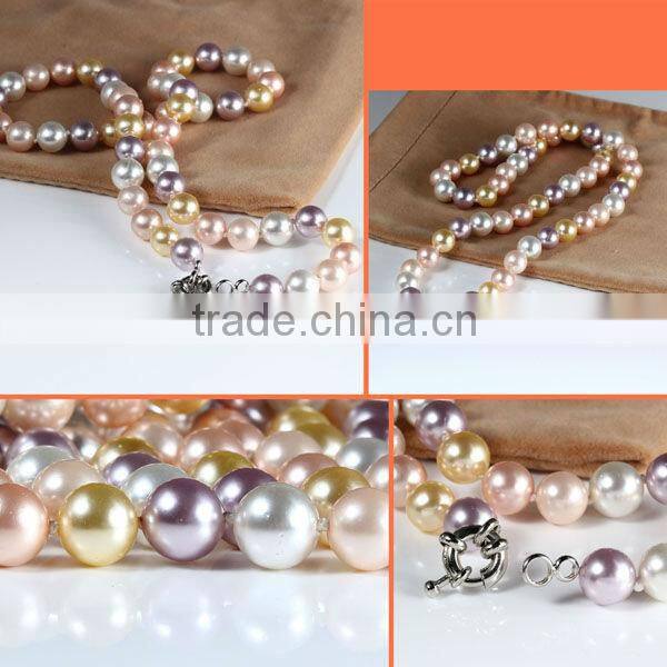 Charming 8mm pearl necklace designs