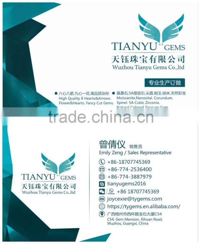 Fashion Design 18K White Gold round 100facets cut Moissanite diamond Rings for wedding