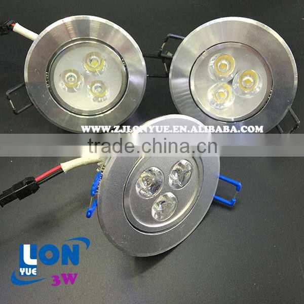 3W LED CEILING LIHGT with high quanlity led ceiling spot light