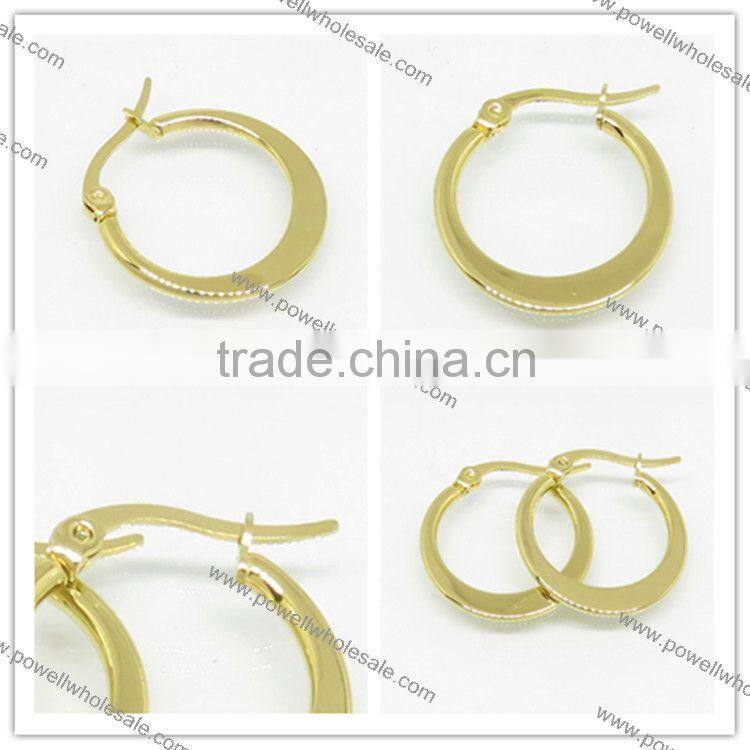 2015 New Arrival Fashion golden earring designs for women