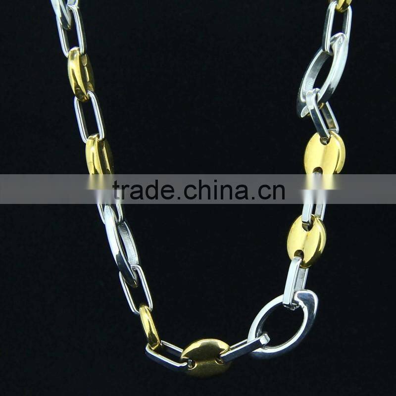 fashion Necklaces jewelry 2016 18K gold color necklace man (41554)