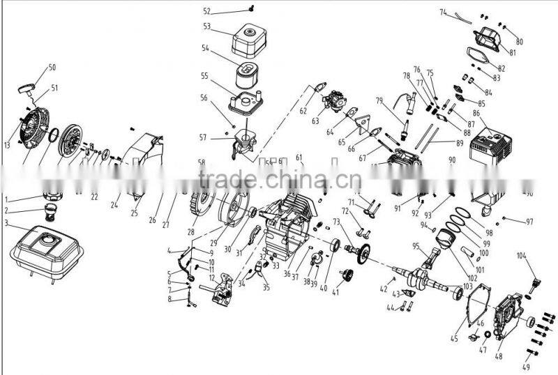 Top quality best Fuel Tank Parts used for water pump