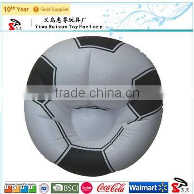 PVC inflatable spectacular football model cushion sofa chair
