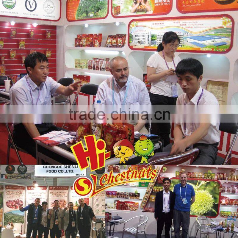 Eating chinese chestnuts