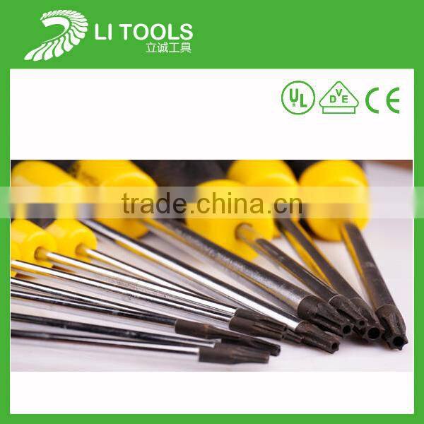 PVC handle S2 t15 t20 t25 t30 torx screwdriver