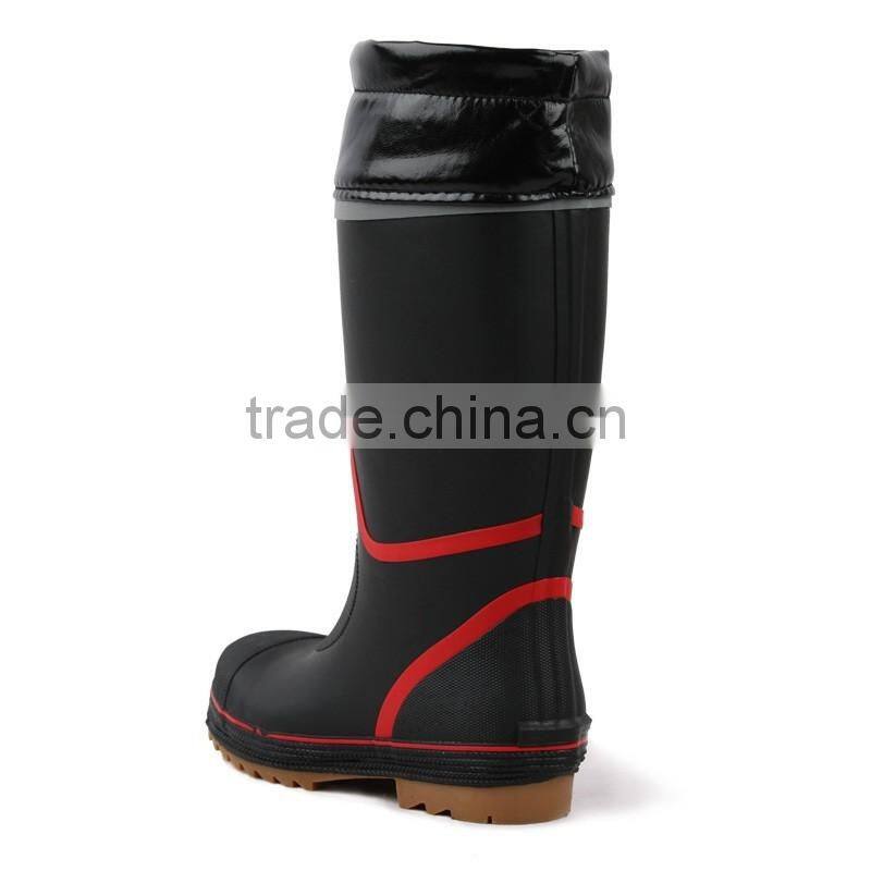 light weight fashion men outdoor work high gumboots wellington boots Rubber Boot