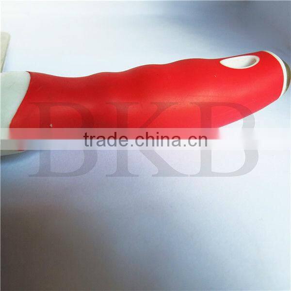 25cm width stainless steel wide putty knife with soft rubber handle