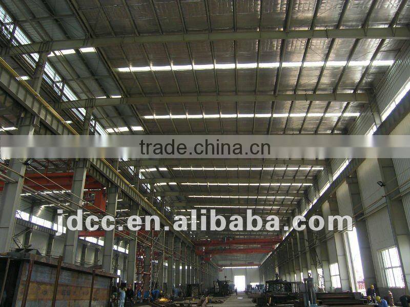 prefabricated steel frame warehouse