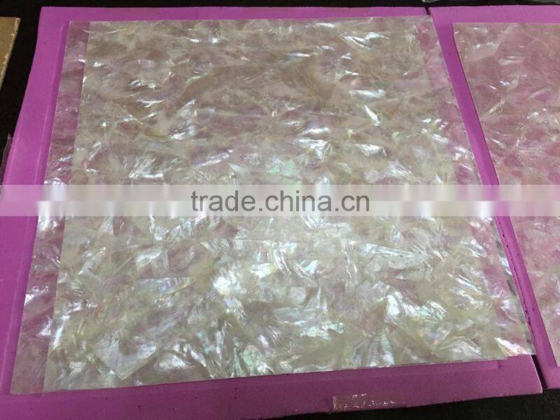 Wall Decor Whitelip Mother Of Pearl Shell Paper Veneer Sheet
