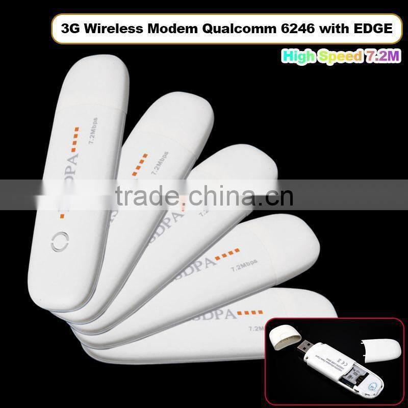 High speed 7.2m WiFi Router Wireless 3G 4G Modem USB Car Qualcomm 6246/7225 Chipset with EDGE