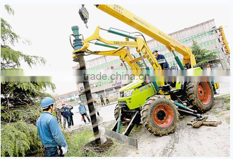 India popular automatic hydraulic digging machine for pole vertical
