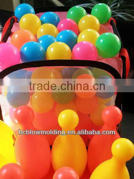 custom plastic 6g-20g bowling ball toy for children Plastic Hollow Ball